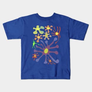 Electric Flowers Kids T-Shirt